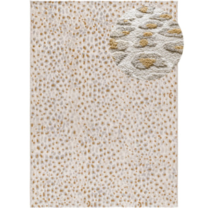 AMARA Alfombra moderna con relieve plata, varias medidas disponibles.