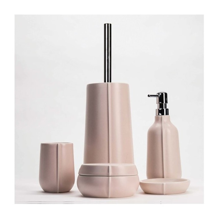 Boite à cotons Céramique SENSE Blush matt Elements by Spirella