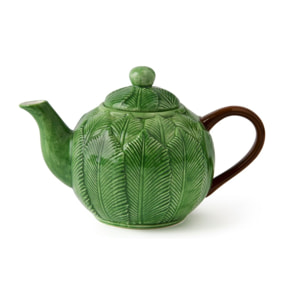 Théière avec Couvercle Excelsa – Foliage, Céramique Verte