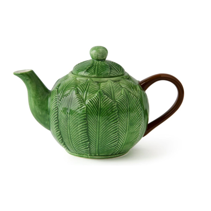 Théière avec Couvercle Excelsa – Foliage, Céramique Verte