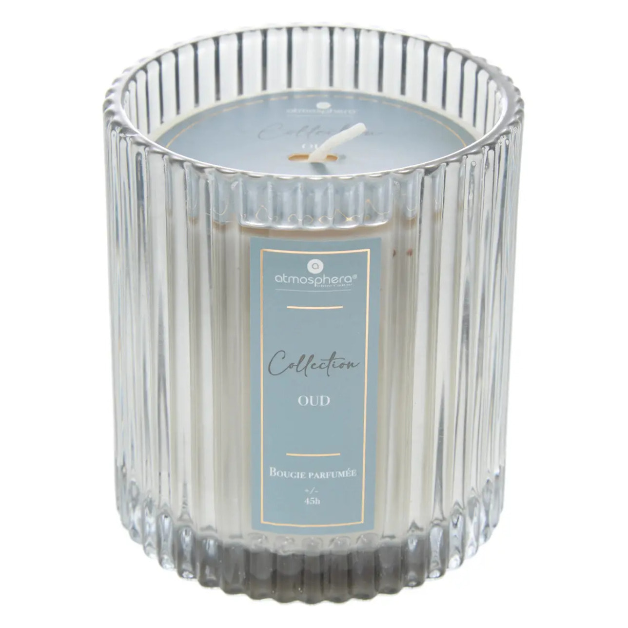 Bougie parfumée Albie 290g pot verre oud