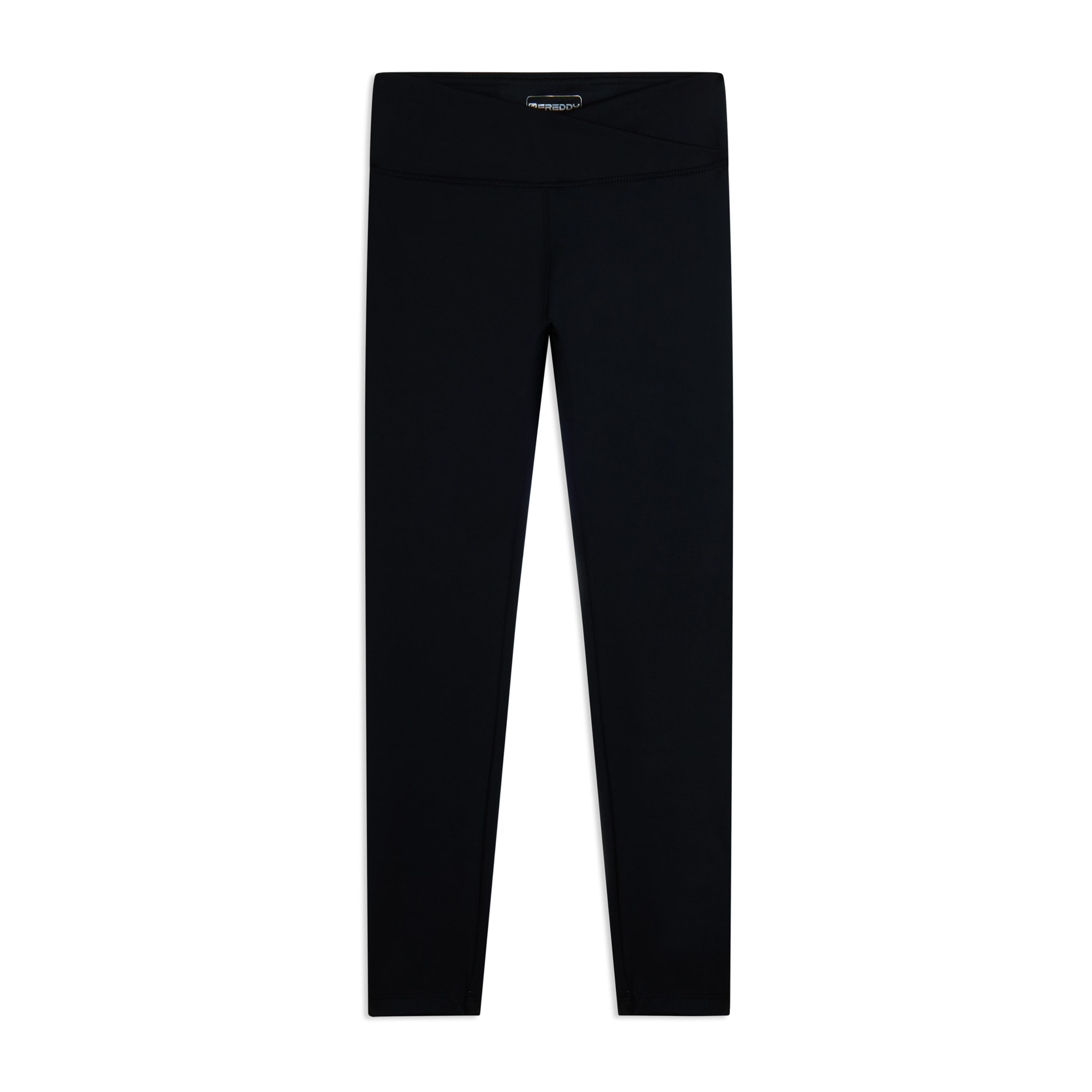 Leggings Vita Regular 7/8 in Jersey Coated Wet Effect