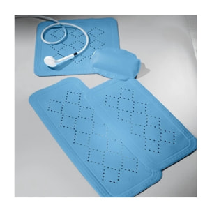 Tapis Fond de baignoire PVC ALASKA Bleu Bermuda Spirella