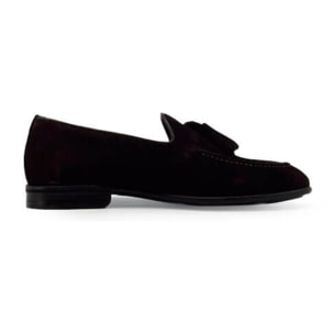 Zapatos Slippers para Hombre - Duca di Morrone Ascanio Suede Brown