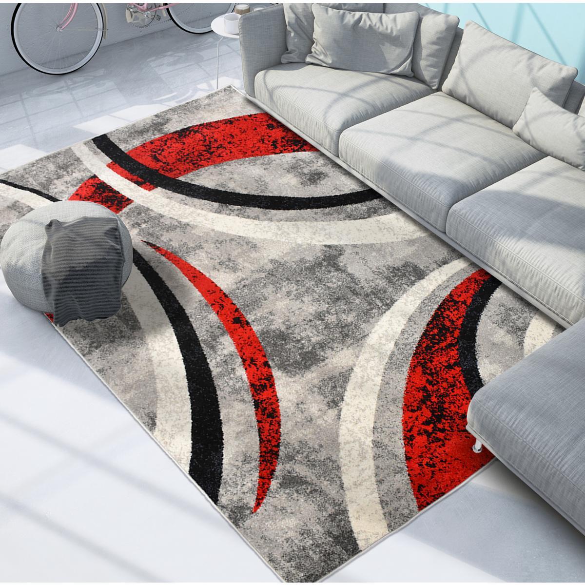 Tapis Mise aux motifs courbes