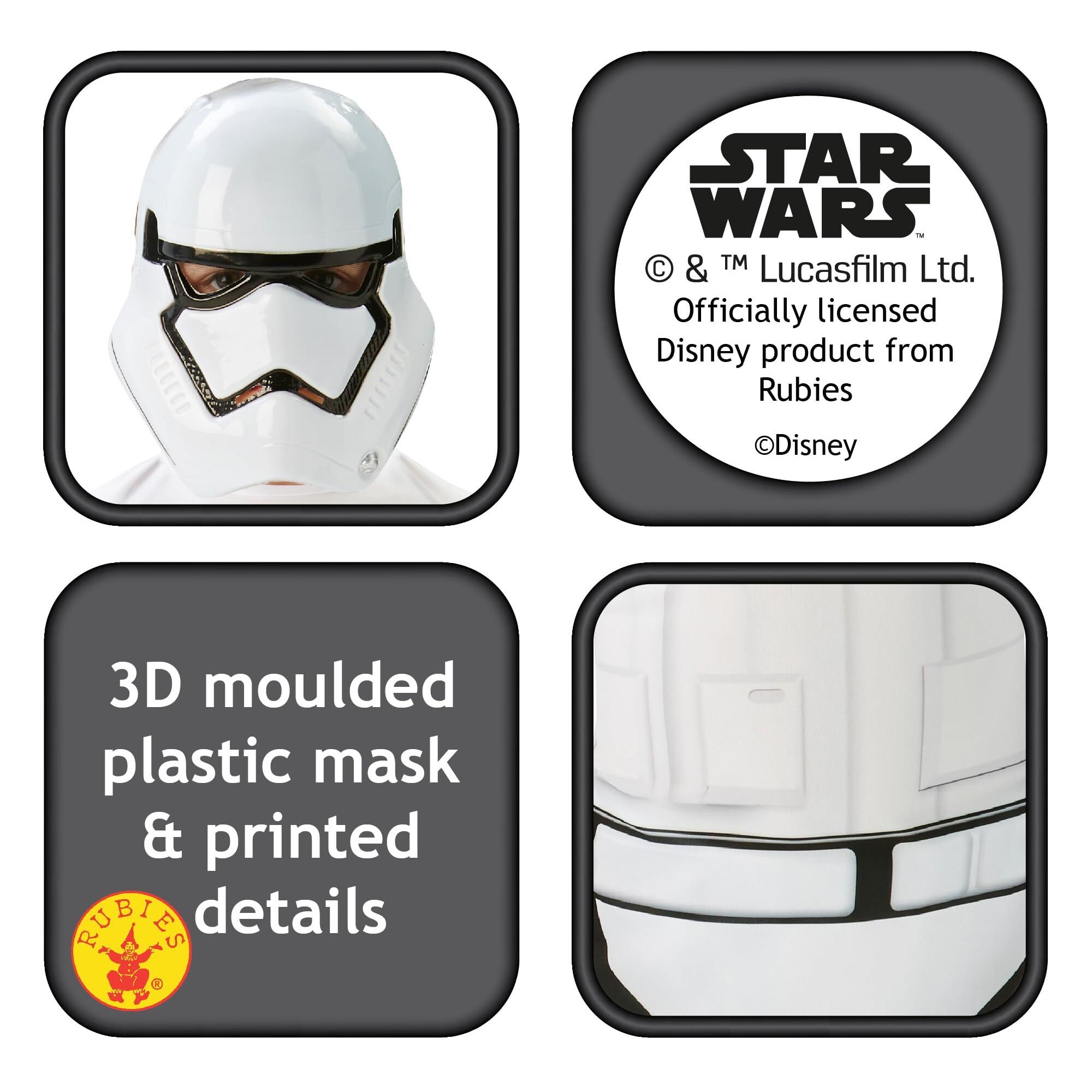 DISFRAZ STAR WARS STORMTROOPER EP7 CLASSIC INFANTIL