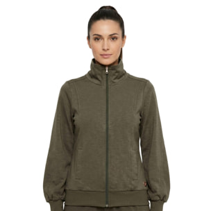 Felpa con zip Urban Safari da donna