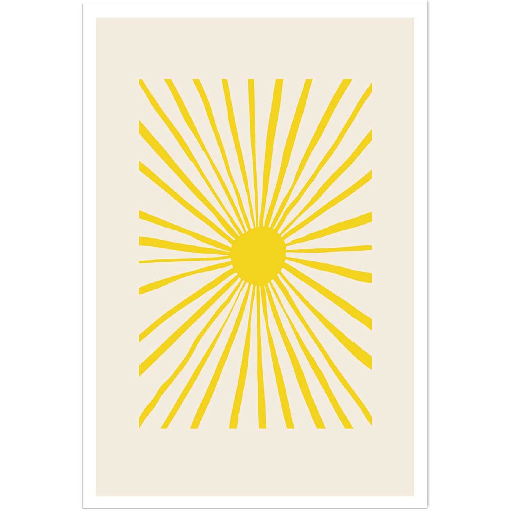 Affiche  ensoleillé Affiche seule