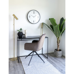 Piantana Paris in acciaio ottone con testa orientabile