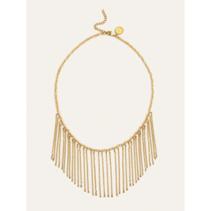 Collana Zafira Champagne  Acciao Placcato Oro