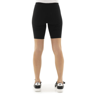 Pantaloncini leggings ciclista in cotone elasticizzato Leone Basic