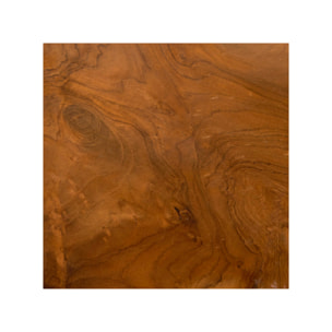 Planche à découper / plateau rond D. 30 cm en bois de teck - PALO