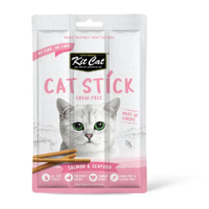 Kit Cat Cat Stick - Salmón & Seafood 15 g Snack semihúmedo para gatos