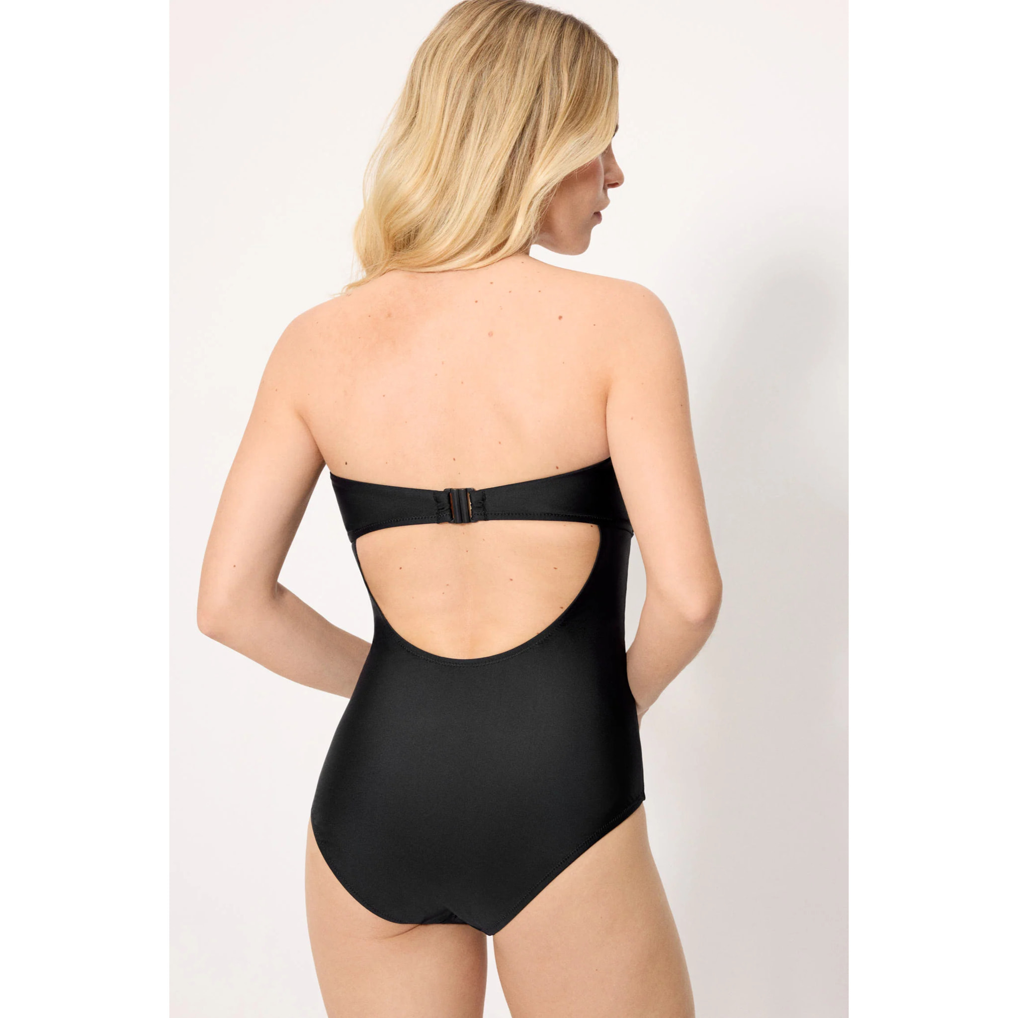 Costume bandeau modellante Nero