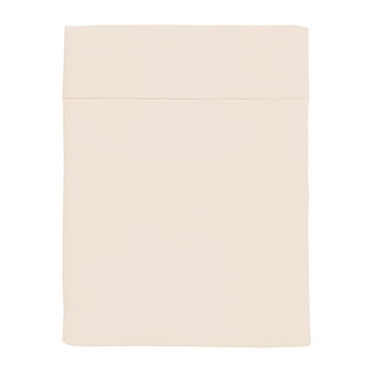 Drap plat uni en percale de coton lavée, DELICATE