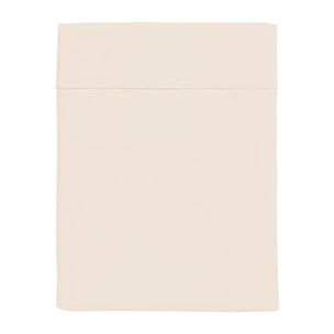 Drap plat uni en percale de coton lavée, DELICATE