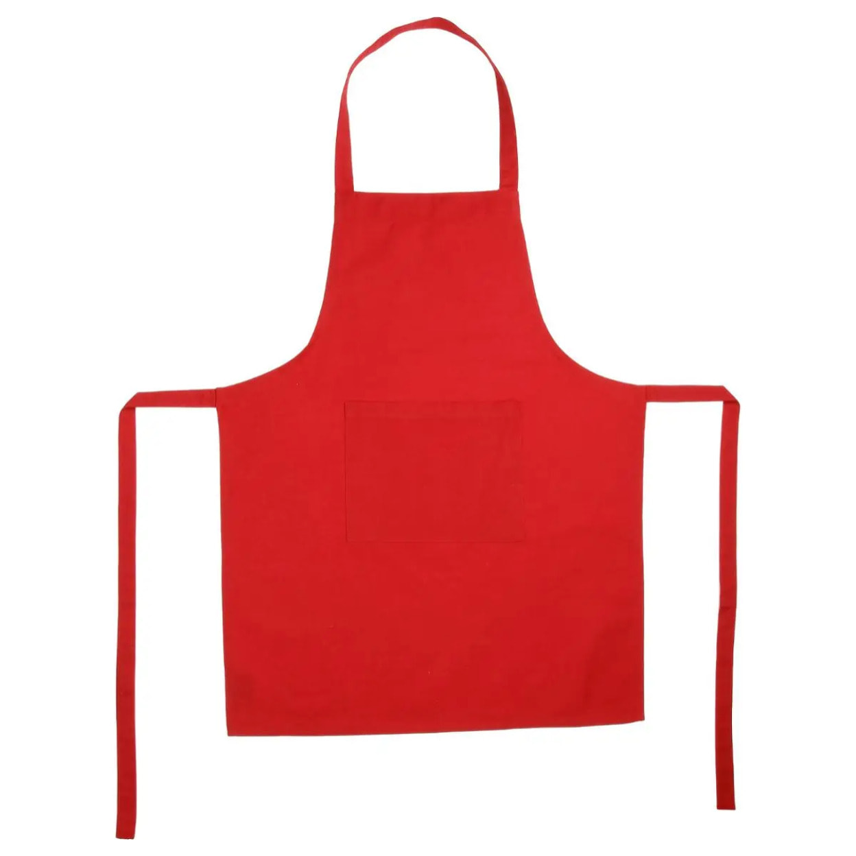 Tablier coton rouge 60x80cm