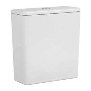 WC à poser sans bride en céramique + abattant SoftClose + réservoir de chasse, alimentation par le bas, blanc (CEPX030RREXVPBI)
