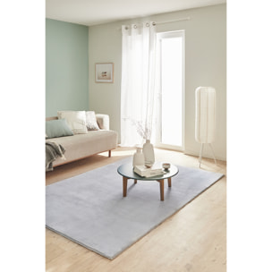 Loft - Tapis de salon shaggy tout doux lavable en machine - Gris