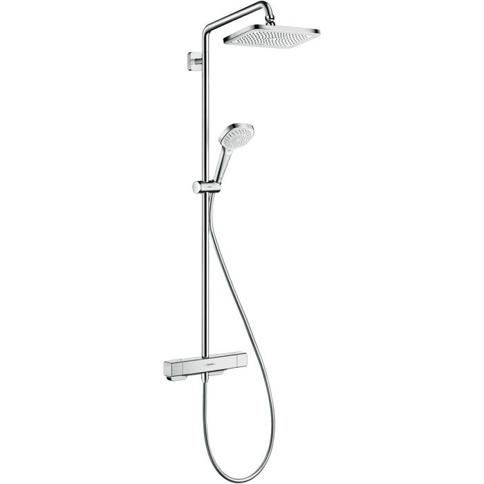 Colonne de douche 280 avec mitigeur thermostatique chromé Croma E