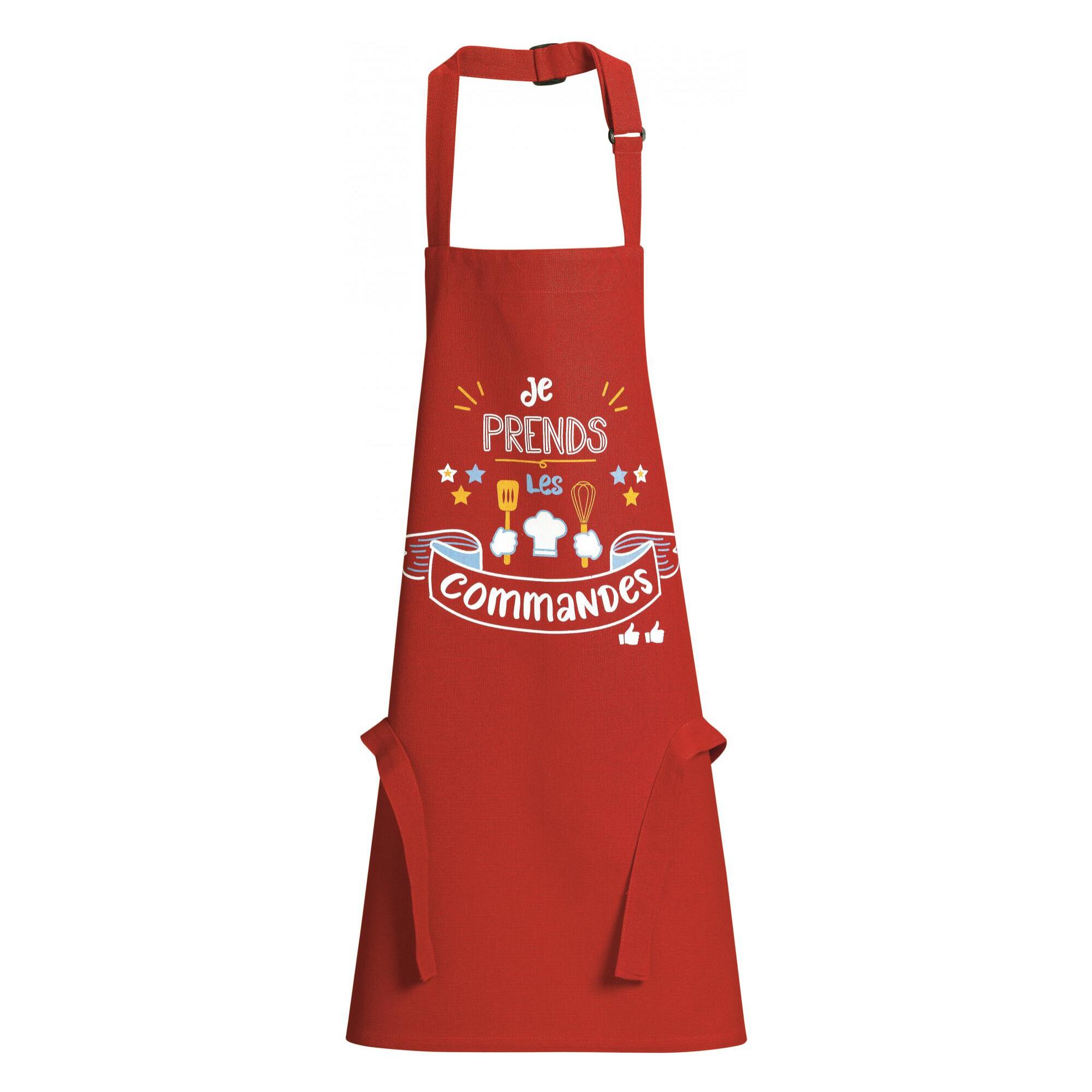 Tablier de cuisine enfant Je prends les commandes