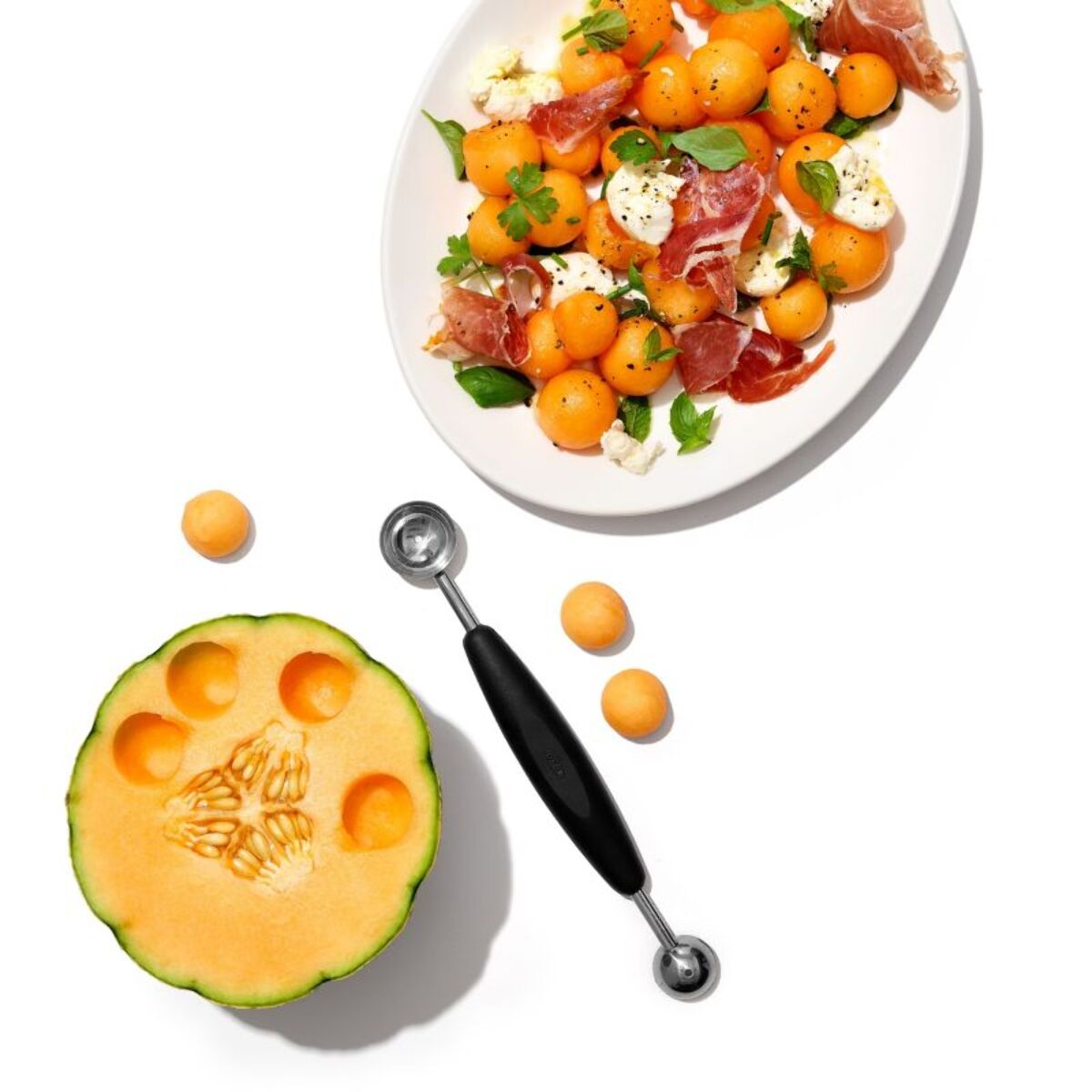 Cuillère OXO Pomme parisienne double