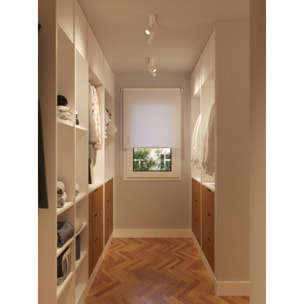 Forlight Focos LED Integrados 4000K - Iluminación Moderna y Eficiente para el Hogar, Acabado Blanco Prismatizado, Material Resistente en Acero y Policarbonato, Serie Logos Double
