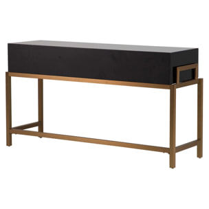 Consola Espejo Acero Inoxidable Prestine 140x42x73 Cm