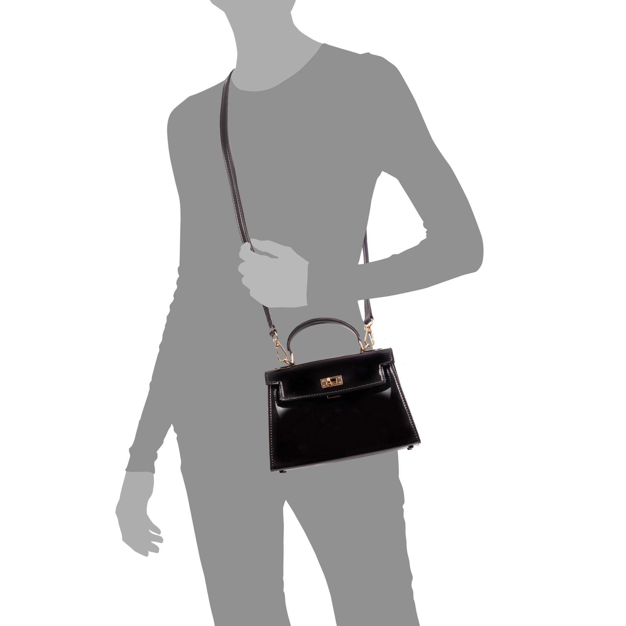 Villacidro bolso de mano Tote mini de pvc.