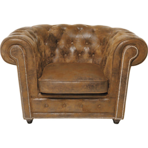 Fauteuil Oxford Vintage Rivet Kare Design