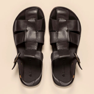 Sandalias N5681 SOFT NAPPA BLACK/ BARE SANDALS color Black