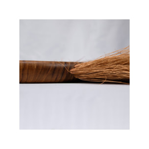 Brosse de nettoyage en anneau à fibres de coco et bois de teck - KOFI