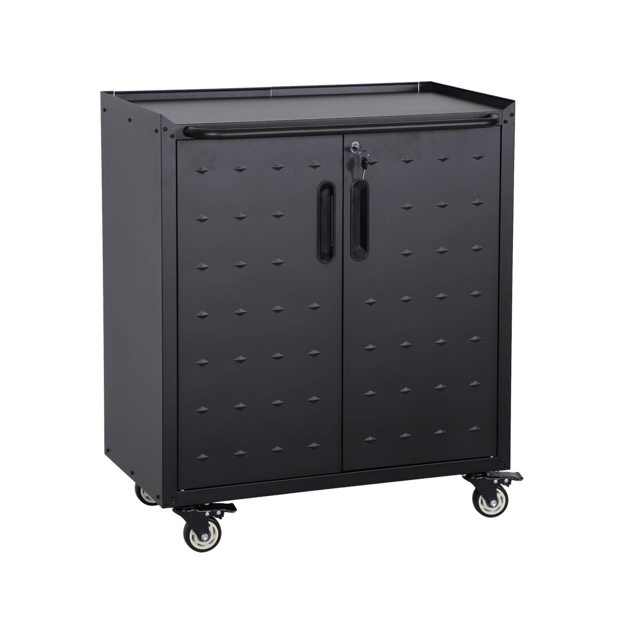 Meuble bas de rangement pour garage avec 2 portes