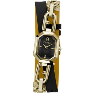 Furla Montre Analogique À Quartz Furla Octagonal
