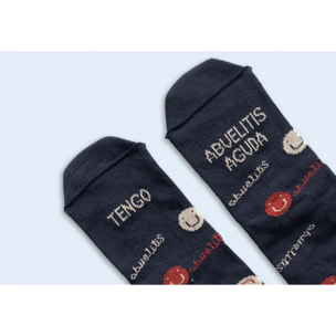 Mini Calcetines "Tengo abuelitis aguda"