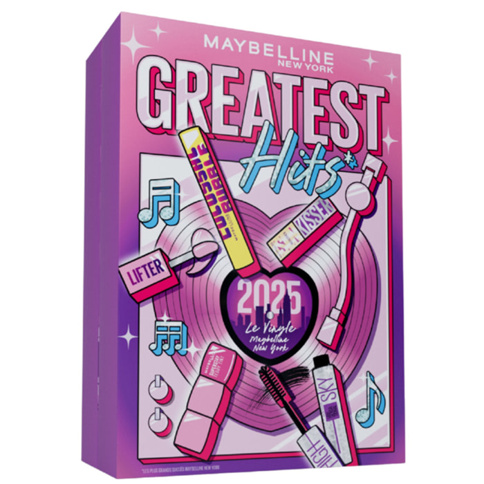 Maybelline New York Calendrier de l'Avent 2025 - 24 Produits Maquillage - Grand Format