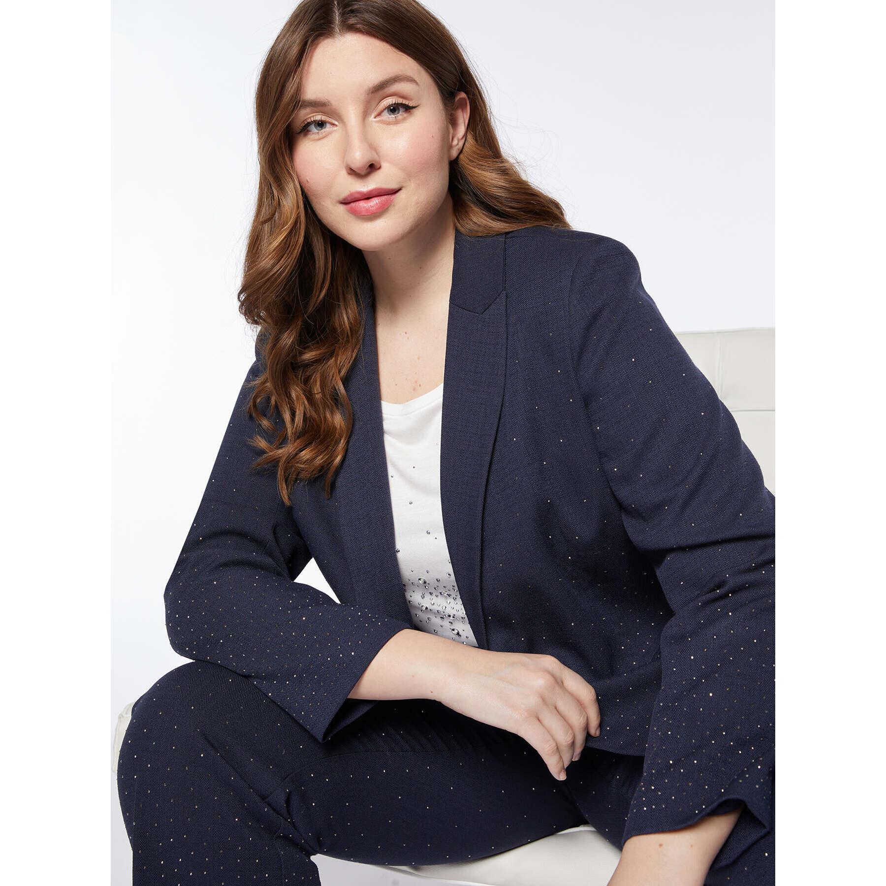 Fiorella Rubino - Blazer con applicazioni - Blu