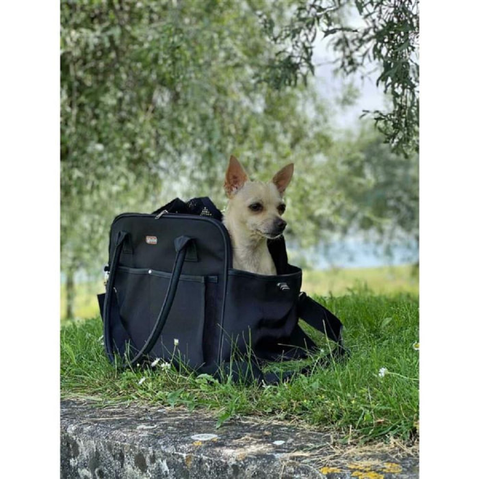 Sac Cabin Bag Noir - Sac de transport pour chiens et chats