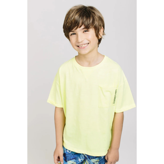 Magliette Per Bambini Lime