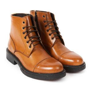 Laced boot Frank Daniel cognac