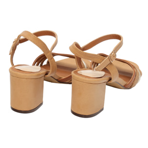 Sandali con cinturino regolabile - tacco 7,5 cm
