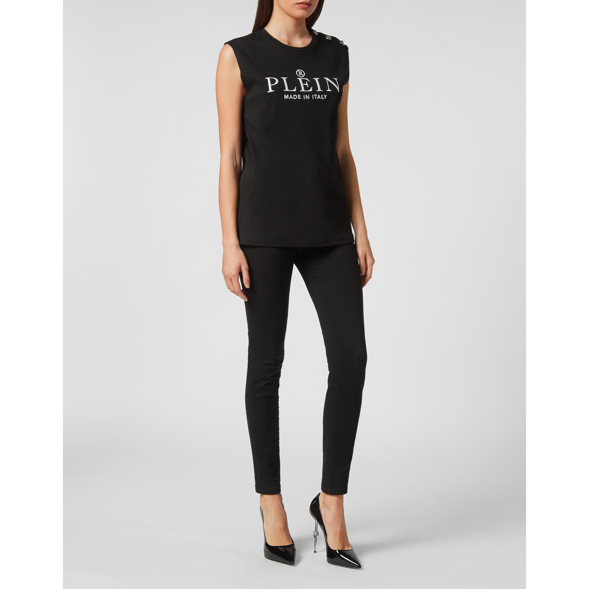 PHILIPP PLEIN Camiseta de tirantes ICONIC PLEIN