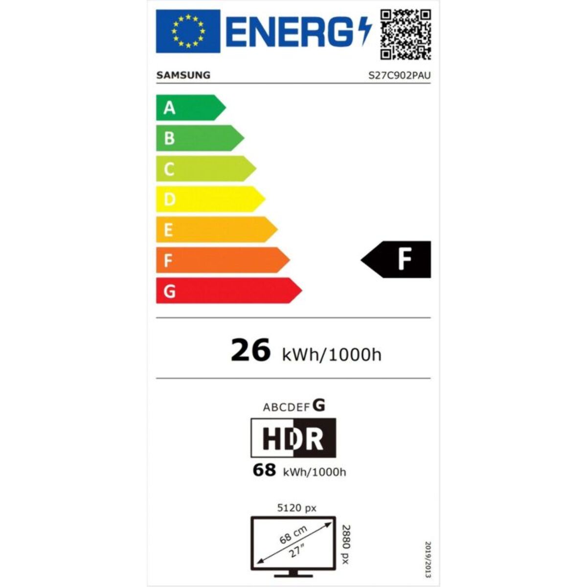 Ecran SAMSUNG VIEWFINITY S90PC Plat 27'' IPS