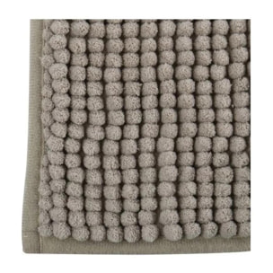 Lot de 2 tapis de bain CHENILLE 40x60cm Beige MSV