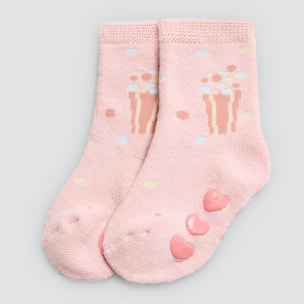 Confezione da 4 calzini termici antiscivolo per neonato