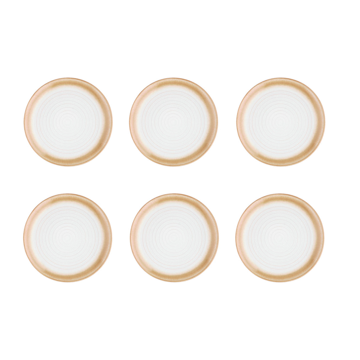 Assiette COSMOS Ø21,5cm - 6 pièces - Crème