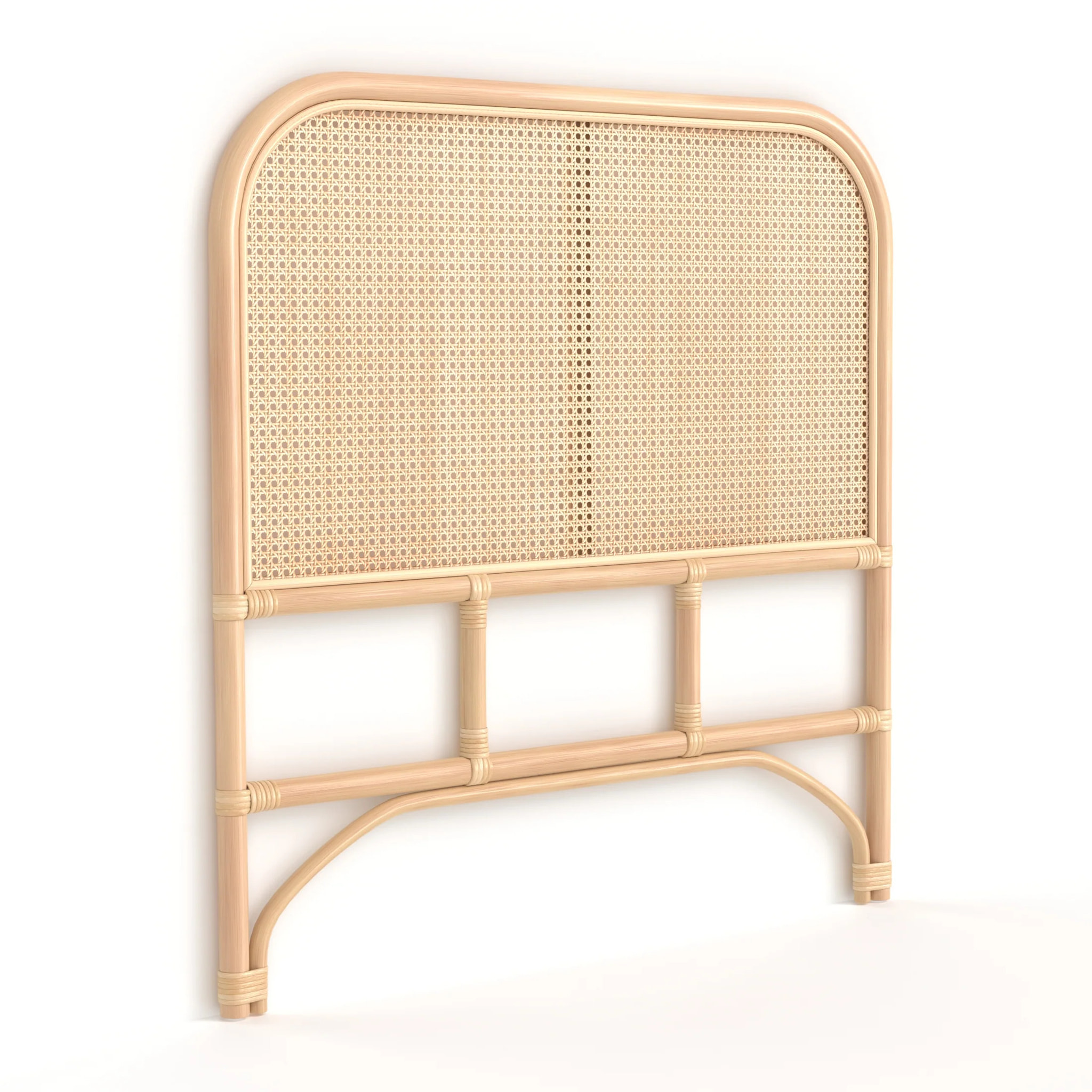 Tête de lit en rotin et cannage 90 cm - Naïra