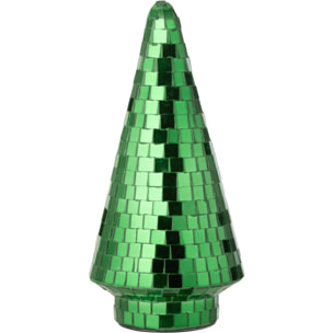 J-Line boule de Noël Miroir - verre - bleu - small - boîte de 4