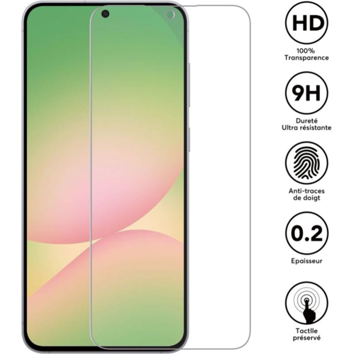 Protège écran ESSENTIELB Samsung Galaxy A57 s25 FEverre trempé X2