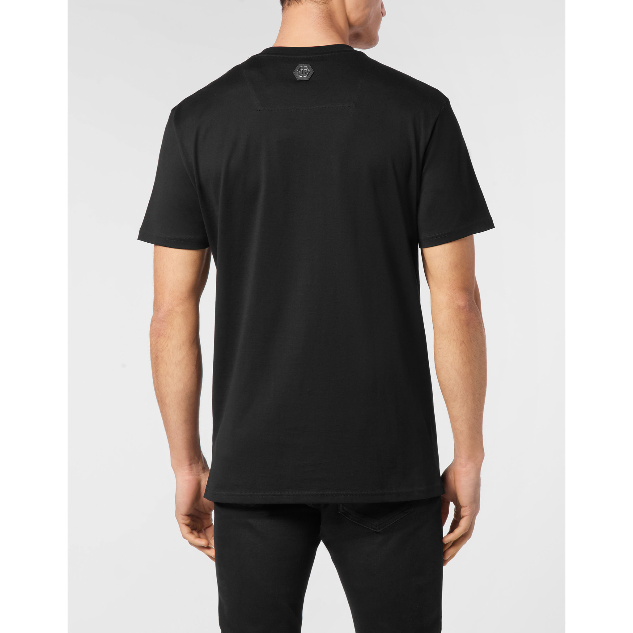 PHILIPP PLEIN T-Shirt Round Neck SKULL